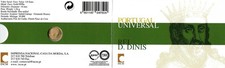 Portugal 1/4€ (0,25€) Gold - 2008 - Rei D. Dinis - Blister