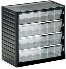 Treston 296-3 Magazin Aufbewahrungsbox mit 4 Schubladen