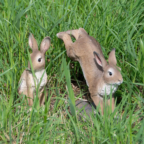 Hase sitzend braun - hase, sitzend,