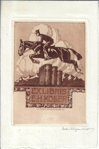 Iwan hugentobler exlibris - hugentobler:,