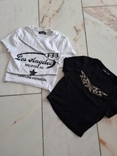 2 Bauchfreie Tops, Größe M