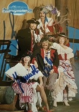 Dschinghis Khan 5x signiert Musik Karte Original Unterschrift Signatur Autogramm