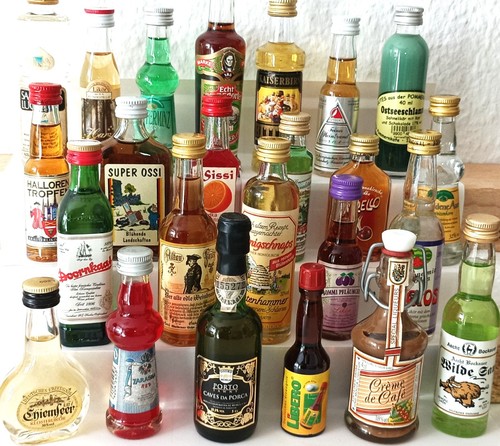 Mini flaschen sammlung - sammlung,, 24+1