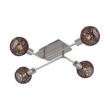 Briloner Deckenleuchte Nickel