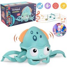 Krabbelspielzeug Mit Musik Intelligente Sensor Krabbelnder Oktopus Spielzeug