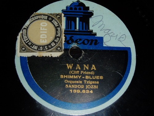 German 78rpm record odeon - german,