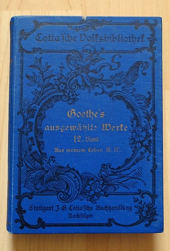 Altes buch goethe - altes,