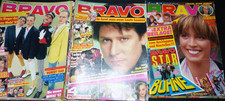 31 Bravo Zeitschriften 1982-1984 Sammlung/Konvolut/Paket mit vielen Autogrammka.