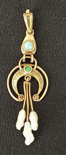 Ketten anhänger 375er gold - ,