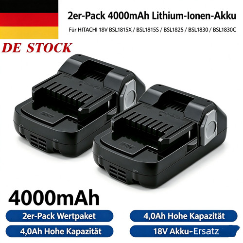2erpack 0ah 18v ion - 4,0ah, li-ion