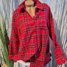 Sheego Damen Bluse Tunika Longbluse rot Kariert Gr. 40 bis 52 Damen (0 069) NEU