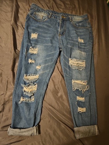 Jeans zerrissen style - jeans,