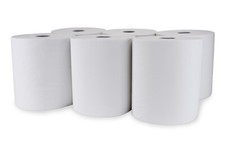 12x Papierhandtuchrollen geeignet für Tork H1 Gastro Handtuchrollen weiss Rolle