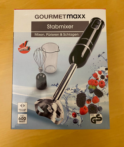 Gourmetmaxx stabmixer 600w - gourmetmaxx,