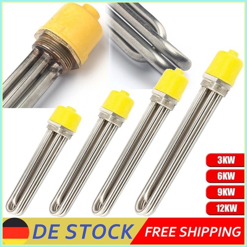 Edelstahl heizstab 2 - heizstab, 1/2"