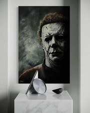 Michael Myers Leinwand Bild Halloween Slasher Düster Horror Filme Wandbild