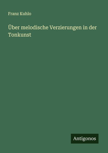 über melodische verzierungen - Über,