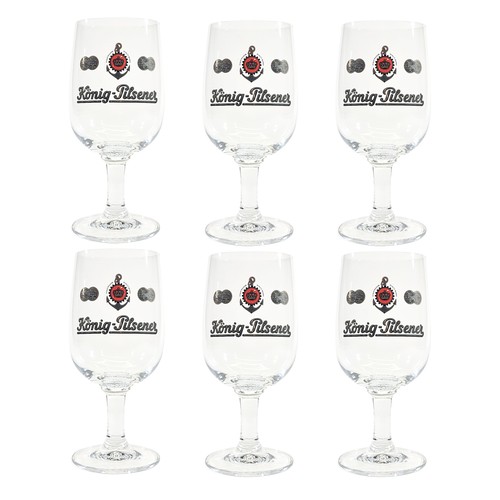 König pilsener bierglas - 6x,