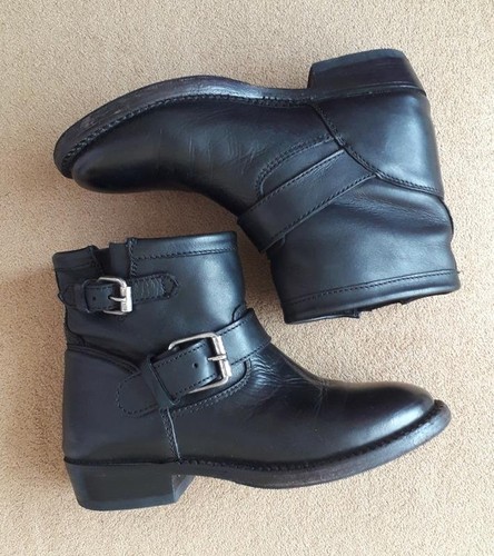 Women ash boots black leather - women,