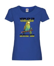 Wellensittich | Vogelbesitzer Damen Shirt Weiß