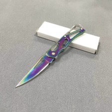 Mini Titan Messer ca. 13 cm Gesamtlänge 6 Farben mit Gravur