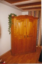 Schrank naturholz altdeutsch - naturholz,