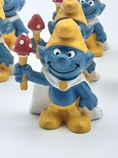 Top ! 20074 - König Schlumpf- King Smurf -Pitufo -Puffi- Alte Form -Figuren -RAR