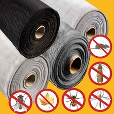 Fliegennetz EDELSTAHL Fliegengitter FENSTER ALU 2m Spannrahmen Insektenschutz 