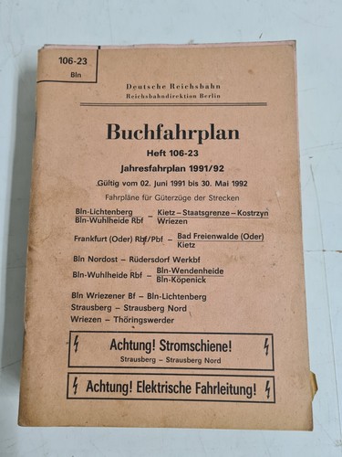 Buchfahrplan heft 106 - heft, 106-23