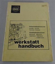 Werkstatthandbuch Volvo Penta Dieselmotor D100B TD100A TAMD121A etc von 08/1976