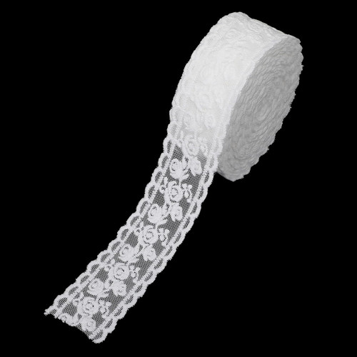 Weiß spitzenband 5cm breit - 3.5cm,