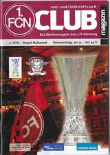 Fußballprogramm  1.FC