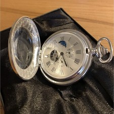 Halbsavonette Taschenuhr mit