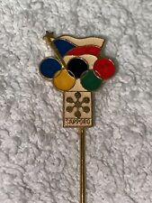 Alte Anstecknadel 1972 Olympia SAPPORO Japan Hakennadel Orden Weihnachtsgeschenk