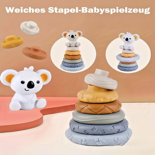 Baby stapelturm montessori - stapelturm,