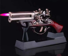 Pistole Tischfeuerzeug  Zigarren Zigarette Jet Flame Feuerzeug Sturmfeuerzeug