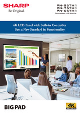 Sharp 80” BIG PAD PN-80TH5