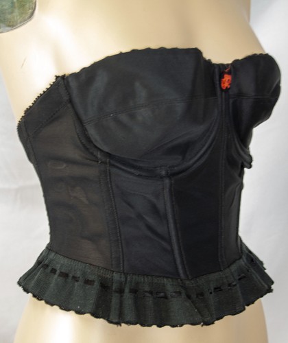 Trägerlose corsage mit - corsage,