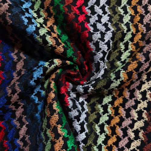Rainbow black yellow - rainbow, keffiyeh