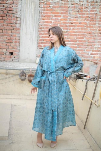 Reine seide himmelblau - reine,