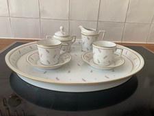 Prunkvoll AK Alboth & Kaiser HERA Nossek Tablett Tee -Mokka-Kaffee-Service Gold