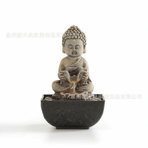 Tischbrunnen mit buddha figur - tischbrunnen,