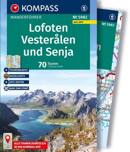 Kompass wanderführer lofoten - wanderführer,