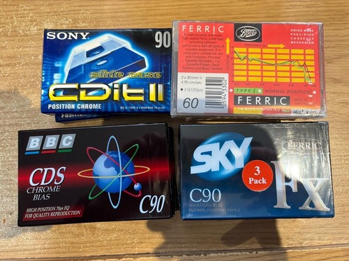 Blank audio cassettes new - blank,