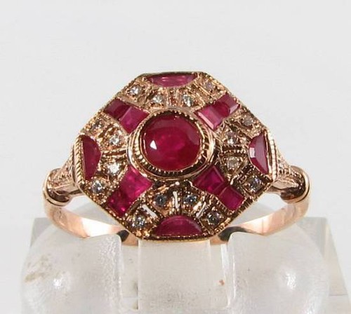 Großer 9ct rotgold - großer,