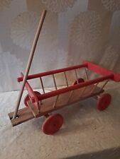 Kinder Leiterwagen Handwagen um 1960