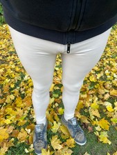 Damen High Waist Lederoptik