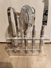 Cocktail Werkzeug Set  Barkeeper Set Fa. ZACK 5-teilig  Edelstahl NEUWERTIG