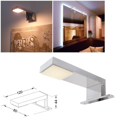Led spiegel leuchte - led, 230v