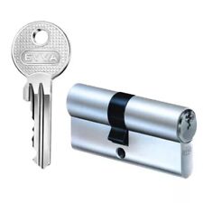 EVVA Schließzylinder Doppelzylinder 45/50 + 2 Schlüssel beidseitig schließbar